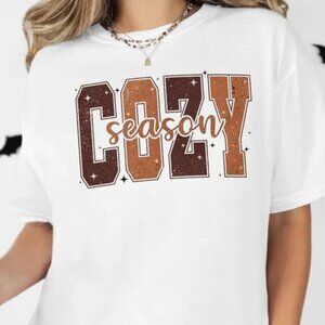 Cozy Season T-Shirt, Halloween Tshirt, Trendy Halloween Tee, Halloween Graphic